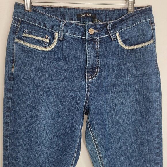 𝅺ROZ & Ali Denim Blue Size 10 jeans - Picture 12 of 14